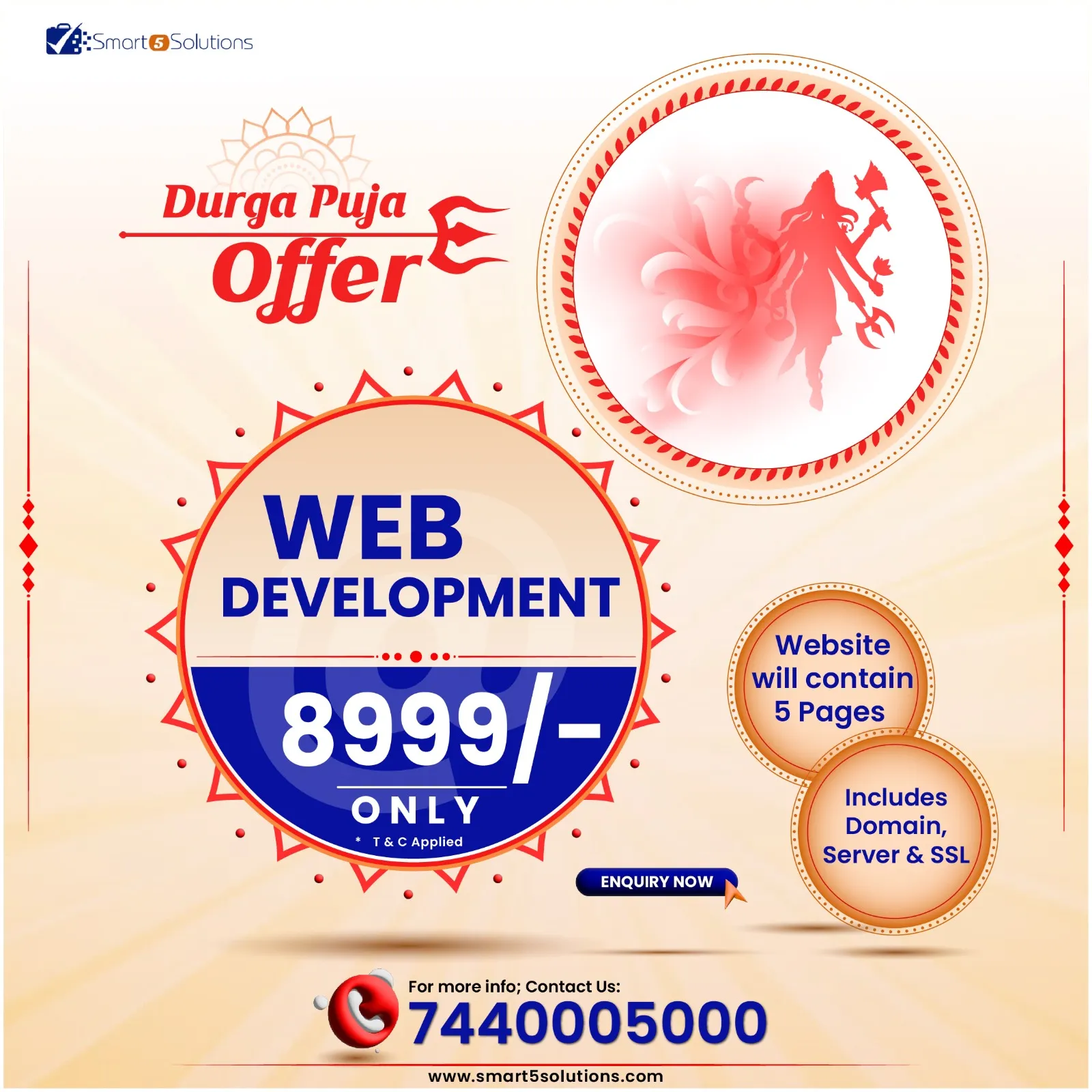 Offer for Website Development service - Smart 5 Solutions | Smart 5 Solutions