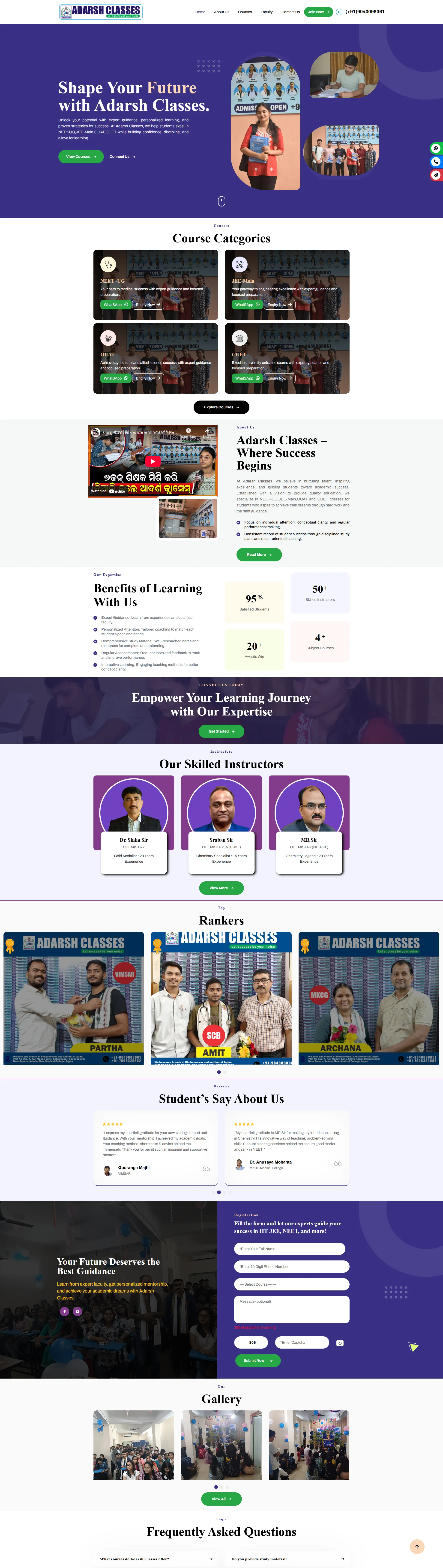 Website Preview - Laptop