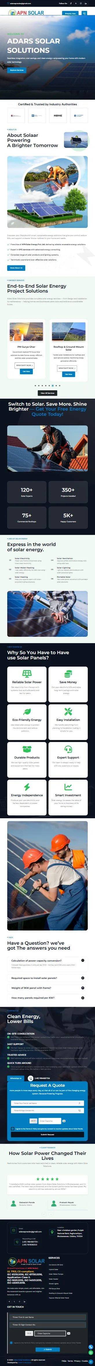 Website Preview - Tablet
