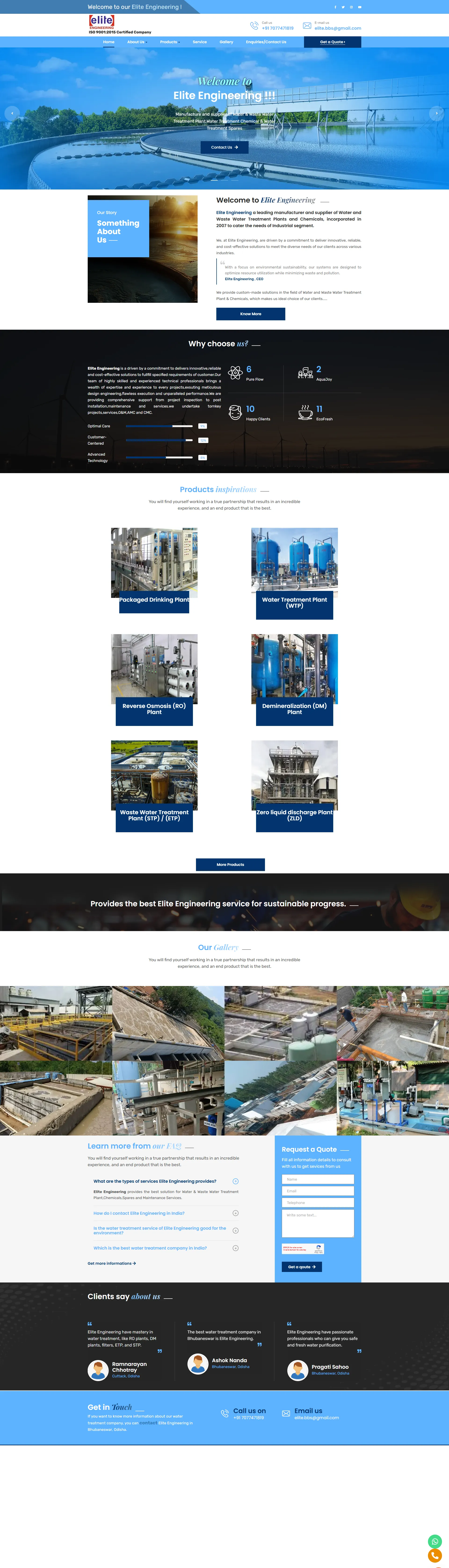 Designing Company Website