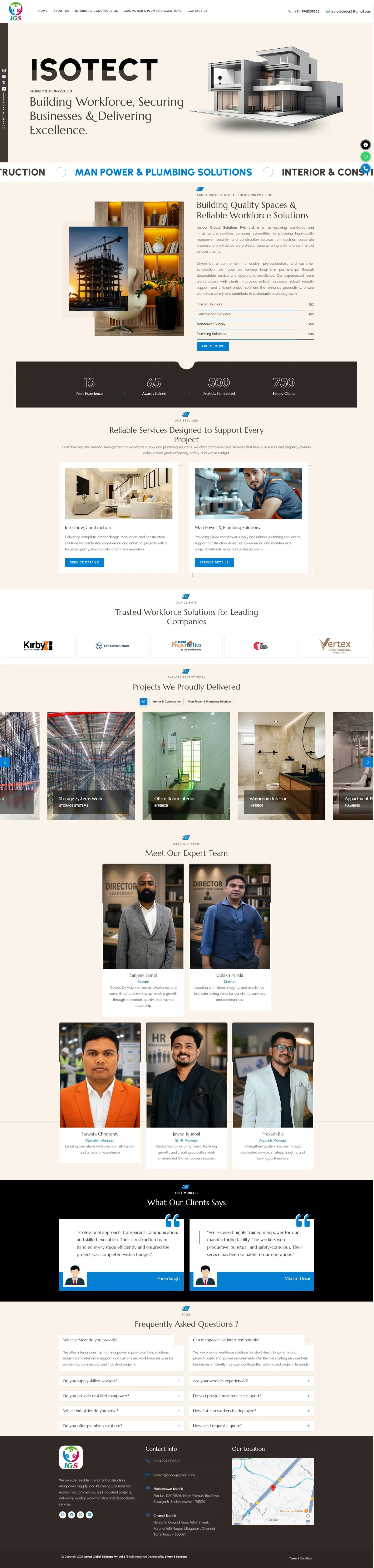 Designing Company Website