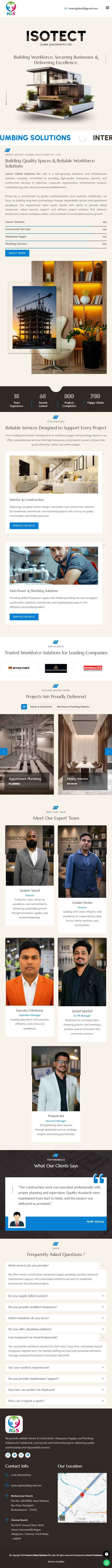 Designing Company Website