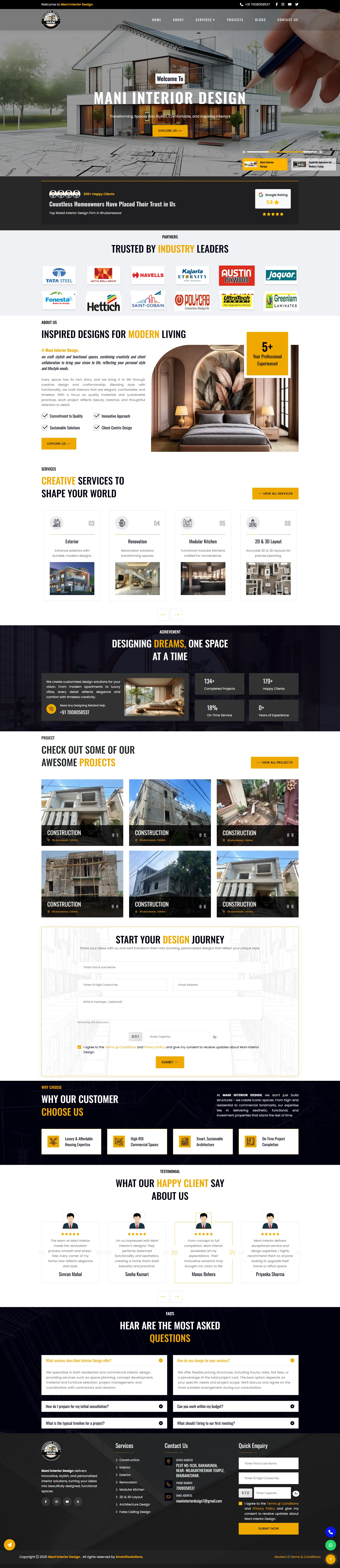 Website Preview - Laptop