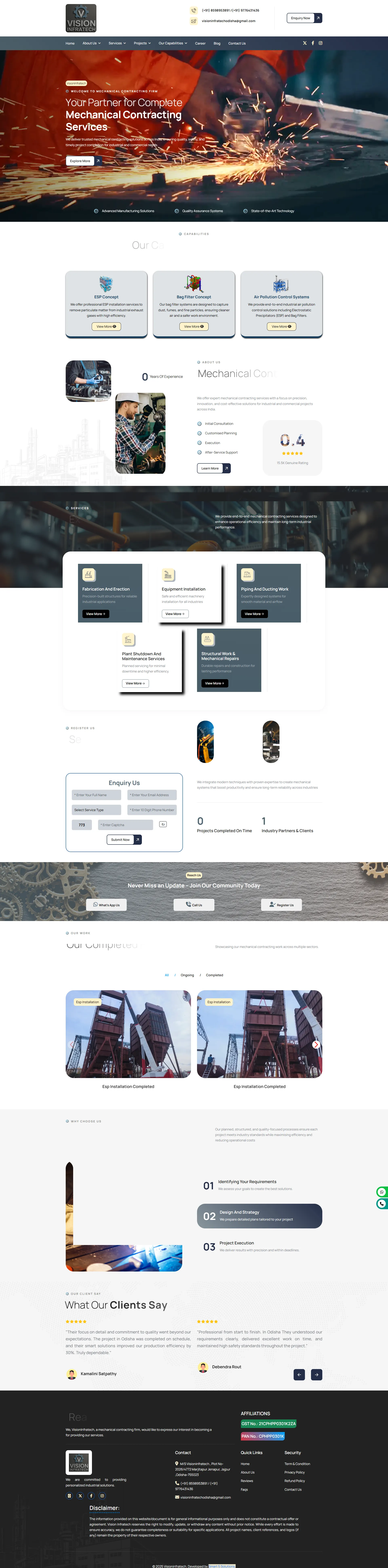 Designing Company Website