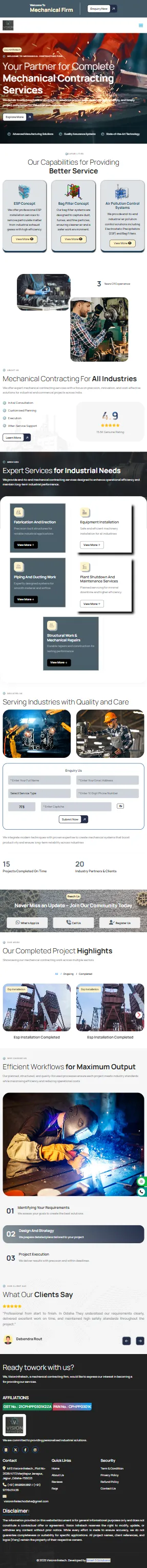 Designing Company Website